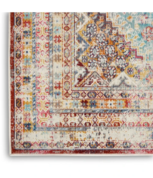 Nourison Vintage Kashan Area Rug VKA09-Multicolor