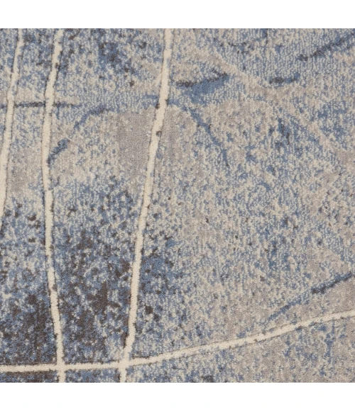 Nourison Somerset Area Rug ST74-Silver/Blue