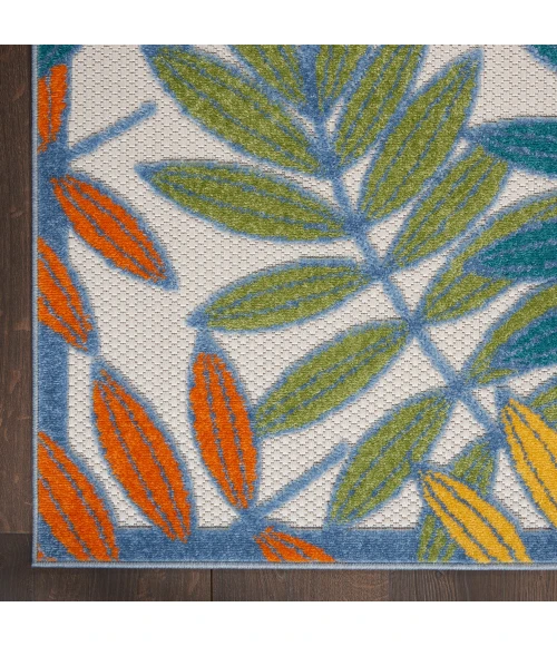 Nourison Aloha Area Rug ALH18 Ivory/Multi