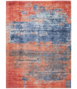 Nourison Home Safari Dreams KI374 Blue Brick 9 ft. X 12 ft. Area Rug