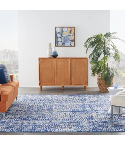 Nourison Whimsicle Area Rug WHS07-Ivory Navy