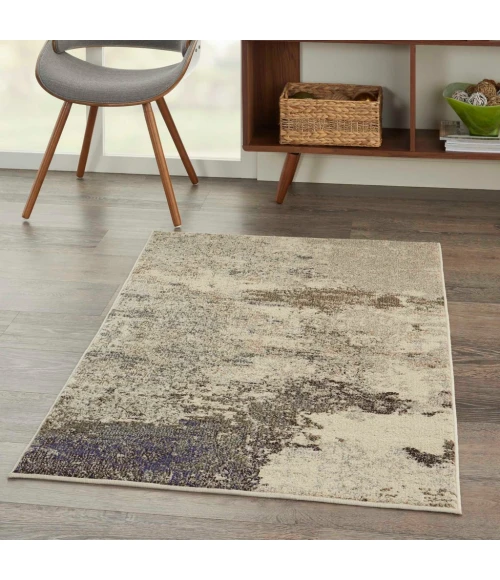 Nourison Celestial Area Rug CES02-Ivory/Grey