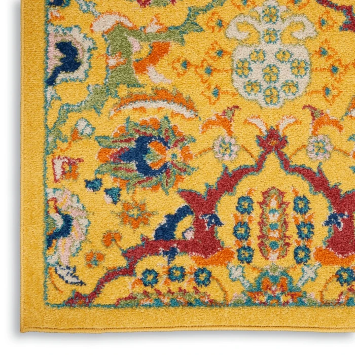 Nourison Allur Area Rug ALR03-Yellow Multicolor