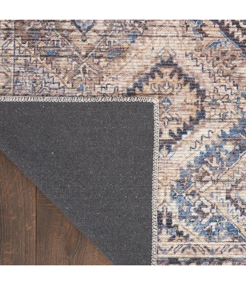 Nicole Curtis Machine Washable Series 1 Area Rug SR103 Ivory/Latte