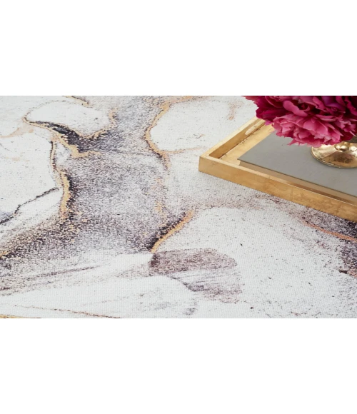 Inspire Me! Home Décor Daydream Ivory Multicolor DDR01 5 ft. 3 in. X 7 ft. 3 in. Rectangle Rug
