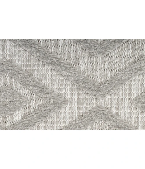 Nourison Versatile Silver Grey NRV01 2 ft. X 6 ft. Rectangle Rug