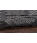 Nourison Easy Care Charcoal Black NES01 2 ft. 2 in. X 10 ft. Rectangle Rug