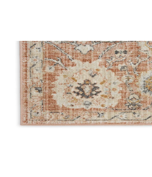 Nourison Oushak Home Rust OUS01 2 ft. 3 in. X 7 ft. 6 in. Rectangle Rug