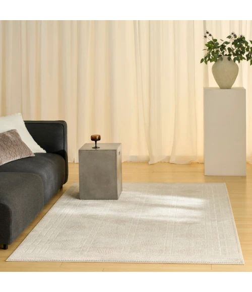 Nourison Home Nordic Ivory Beige NRC06 4 ft. X 6 ft. Rectangle Rug
