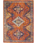 Nourison Allur Area Rug ALR02-Orange Multicolor