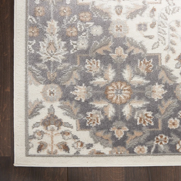 Nourison Elation Area Rug ETN08-Ivory Grey
