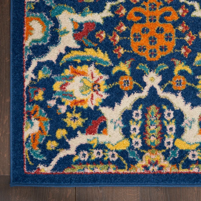Nourison Allur Area Rug ALR03 Navy Multicolor