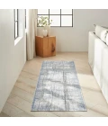 Calvin Klein Rush Area Rug CK950 Ivory Blue