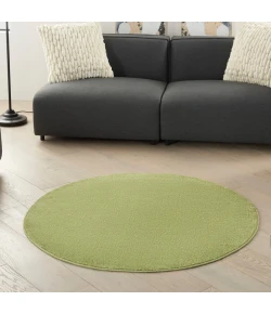 Nourison Home Nourison Essentials NRE01 Green 4 ft. Round Area Rug