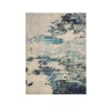 Nourison Home Celestial CES02 Ivory Teal Blue 9 ft. X 12 ft. Area Rug