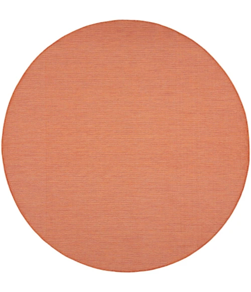 Nourison Positano Round Area Rug POS01-Terracotta