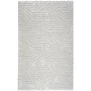 Calvin Klein Surfaces SFC01 Silver Grey 3 ft. 11 in. X 5 ft. 11 in. Area Rug