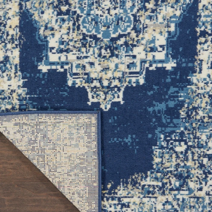 Nourison Grafix Runner Area Rug GRF14-Navy Blue