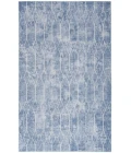 Nicole Curtis Machine Washable Series 1 Blue SR107 6 ft. X 9 ft. Rectangle Rug