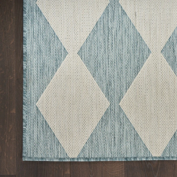 Nourison Positano Aqua POS04 12ft. x 15ft. Rect. Rug