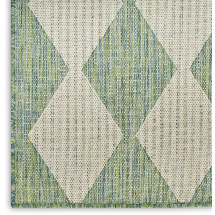 Nourison Positano Blue Green POS04 12ft. x 15ft. Rect. Rug