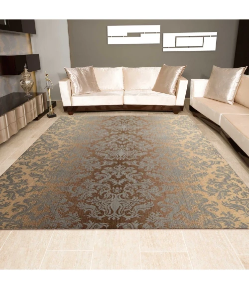 Nourison Home Riviera Brown RI06 3ft.6in. x 5ft.6in. Rect. Rug