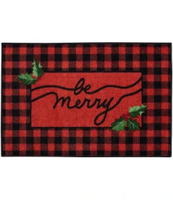 Nourison Home Accent Decor/Xmas 102JP Red 2 ft. X 3 ft. Area Rug