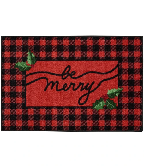 Nourison Accent Decor/Xmas Area Rug 102JP-Red