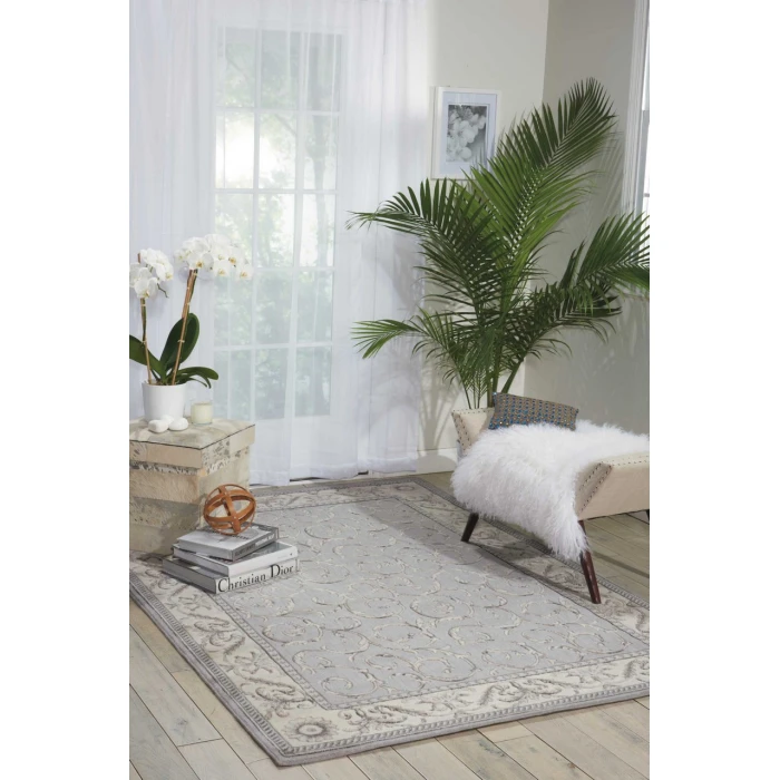 Nourison Somerset Area Rug ST02-Silver