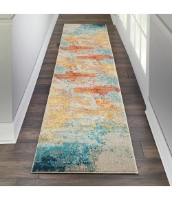 Nourison Home Celestial CES02 Sealife 2 ft. 2 in. X 10 ft. Area Rug