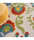 Nourison Aloha Area Rug ALH17-Ivory/Multi