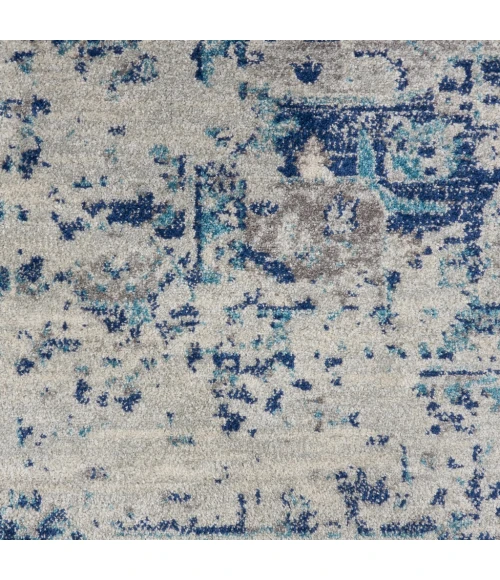 Nourison Tranquil Area Rug TRA06-Ivory/Light Blue