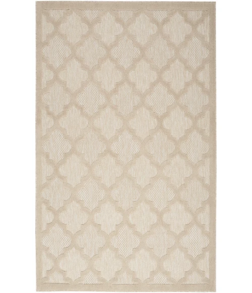 Nourison Easy Care Cream NES01 5 ft. X 7 ft. Rectangle Rug
