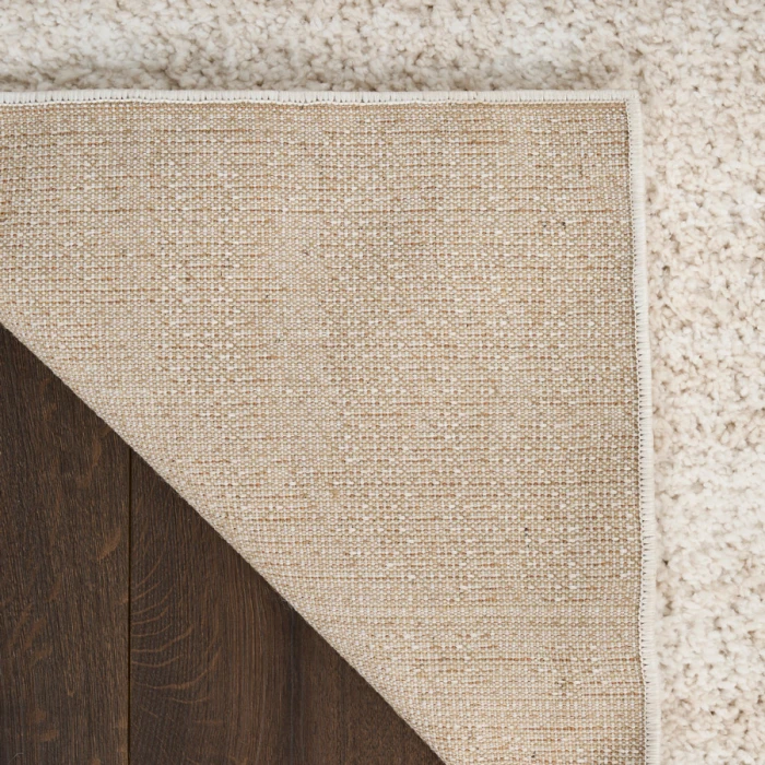 Nourison Home Modern Shag Ivory Beige MMD04 5 ft. 3 in. X 7 ft. Rectangle Rug