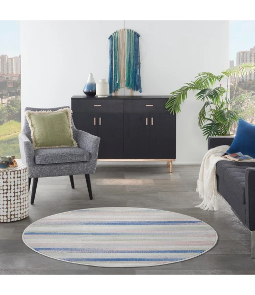 Nourison Whimsicle Area Rug WHS12-Ivory Multicolor