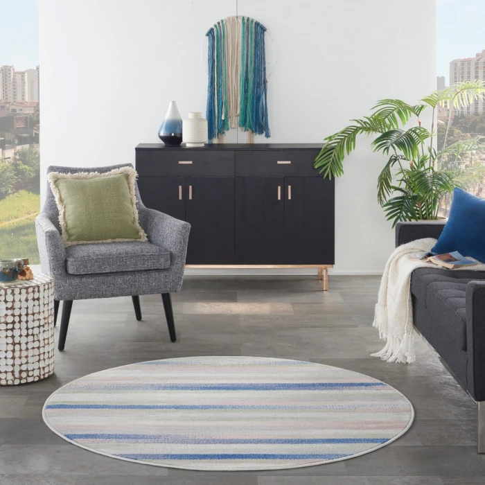 Nourison Whimsicle Area Rug WHS12-Ivory Multicolor
