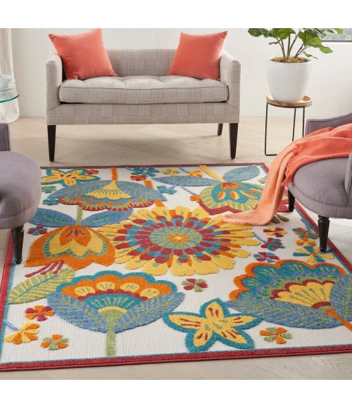 Nourison Aloha Area Rug ALH25-Multicolor