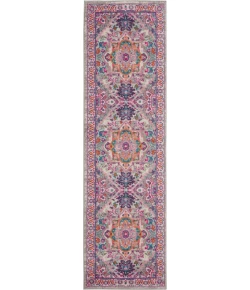 Nourison Home Passion PSN20 Light Grey Pink 1 ft. 10 in. X 6 ft. Area Rug