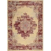 Nourison Home Grafix GRF14 Cream Red 3 ft. 9 in. X 5 ft. 9 in. Area Rug