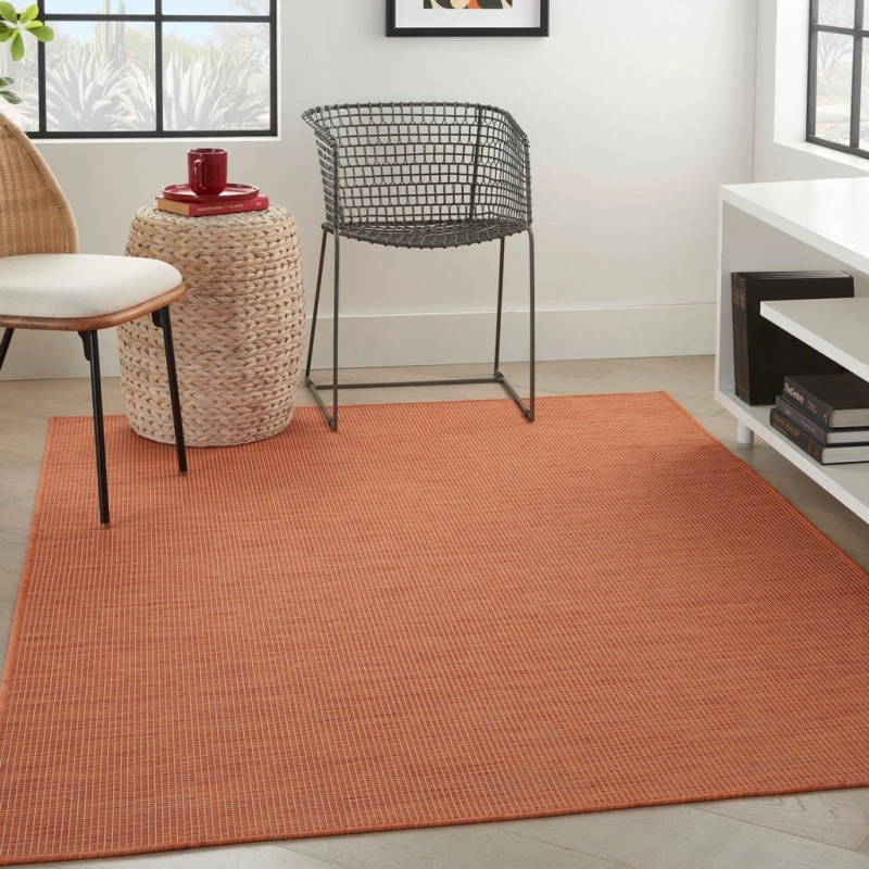 Nourison Positano Area Rug POS01-Terracotta