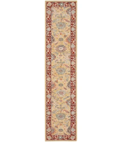 Nourison Home Parisa PSA07 Gold Brick 2 ft. 3 in. X 10 ft. Area Rug