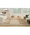 Nourison Serenity Home Ivory Mocha SRH01 7 ft. 10 in. X 9 ft. 10 in. Rectangle Rug