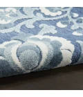 Nourison Aloha Blue ALH17 9 ft. X 12 ft. Rect. Rug