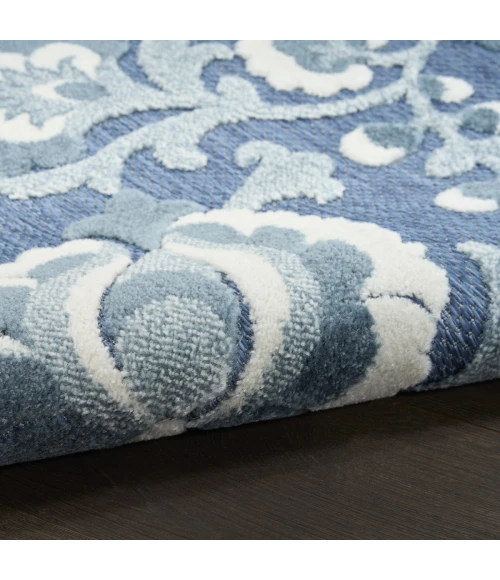 Nourison Aloha Blue ALH17 9 ft. X 12 ft. Rect. Rug