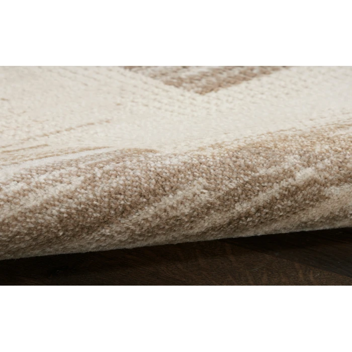 Nourison Serenity Home Mocha Ivory SRH07 2 ft. 2 in. X 7 ft. 6 in. Rectangle Rug