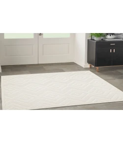 Nourison Home Versatile NRV01 Ivory White 5 ft. Square Area Rug