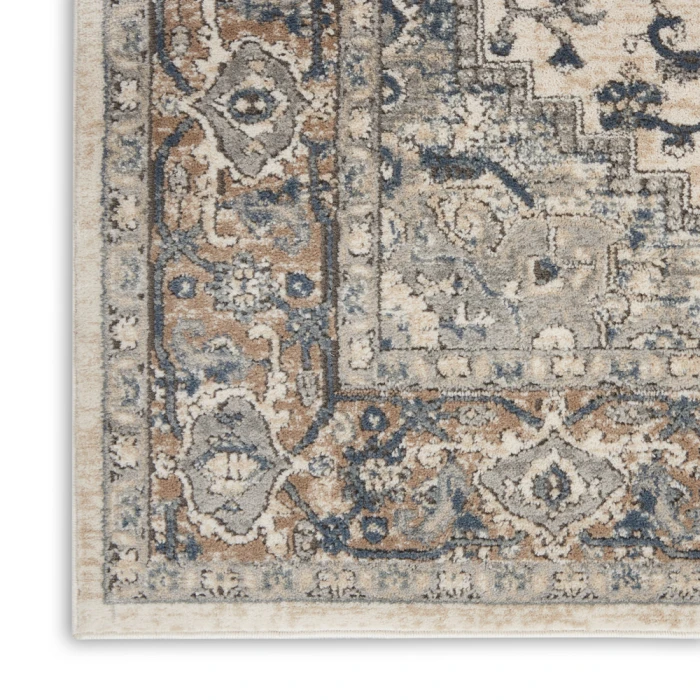 Nourison Quarry Area Rug QUA05 Ivory/Grey