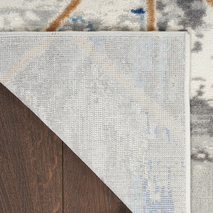 Nourison Elation Area Rug ETN12 Grey/Multi 7'10" x 9'10"