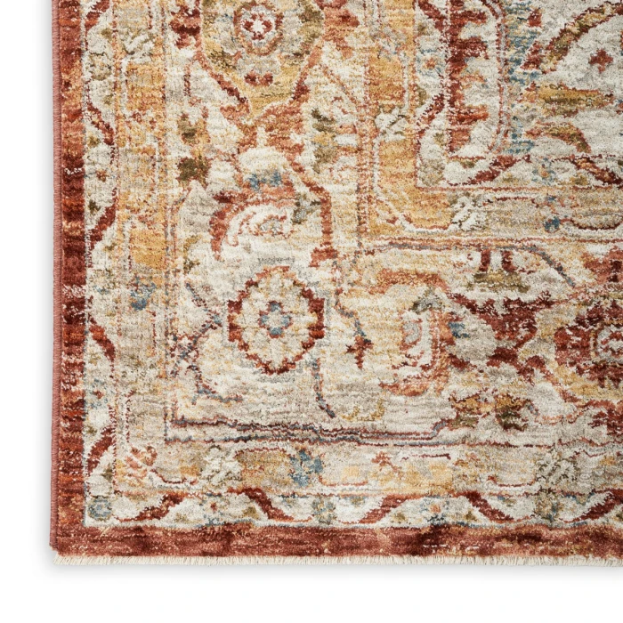 Nourison Sahar Rust SHR02 5 ft. X 8 ft. Rect. Rug