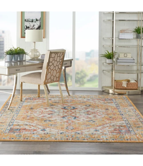 Nourison Passion Area Rug PSN23-Ivory/Yellow